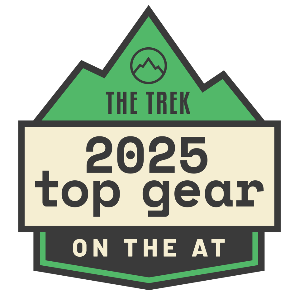 The Trek 2025 top gear on the AT award badge